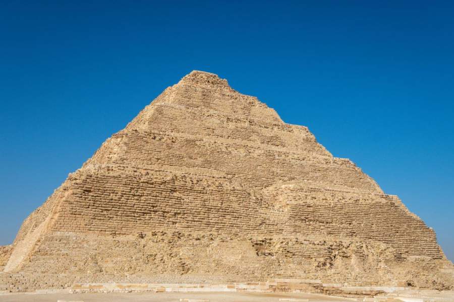 Step pyramid of Djoser, Saqqara,, History of Ancient Egypt