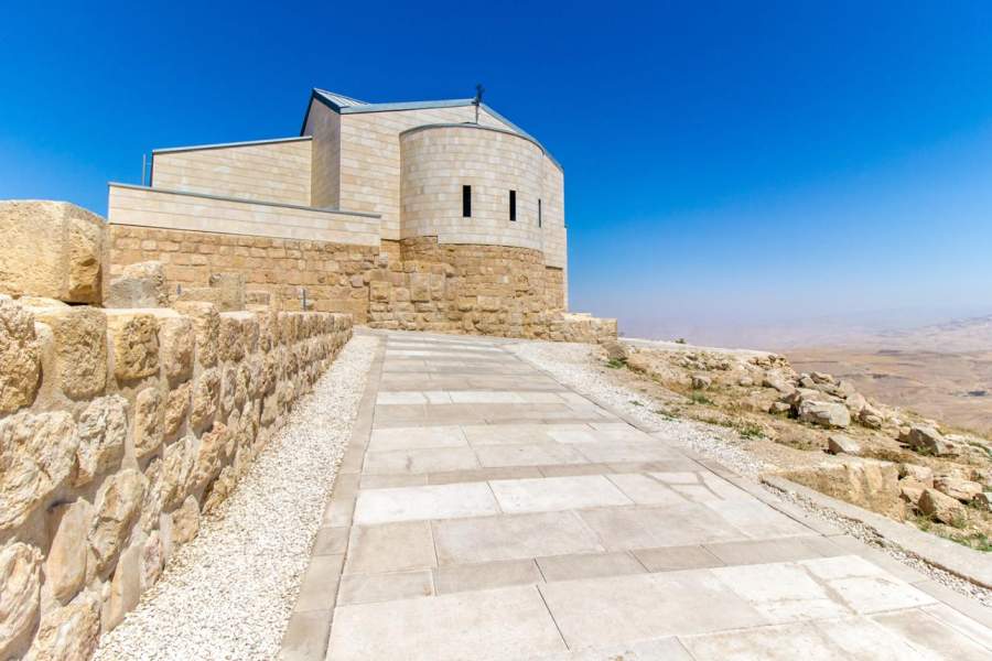 The Memorial church of Moses at Mount Nebo